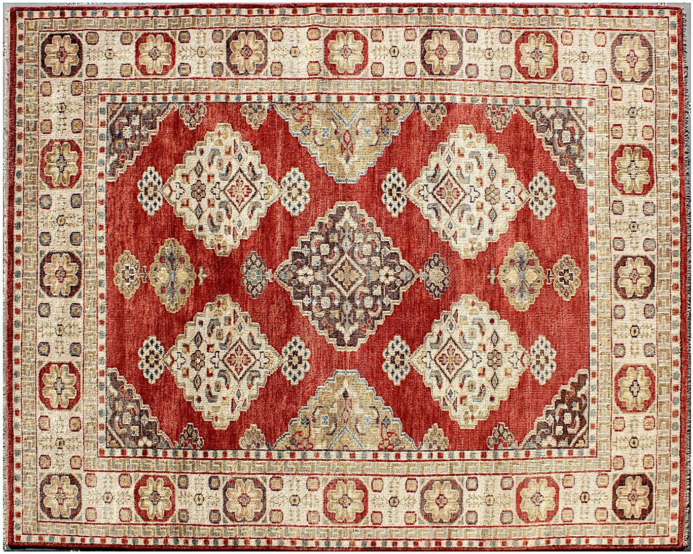 Amber Kazak — Hand-Knotted rug in Wool